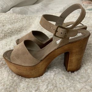 Steve Madden Chunky Wooden Heels